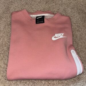 Nike Pink Crew Neck Sweater